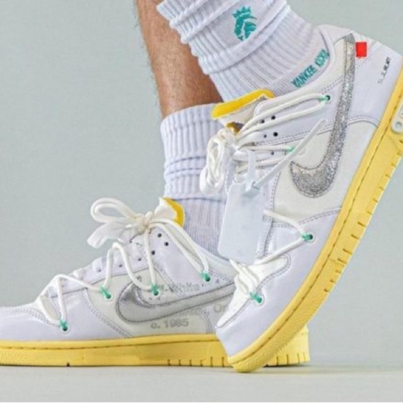 NIKE Dunk Low × Off-White 01 of 50 2021 Sneakers - Picture 2 of 11